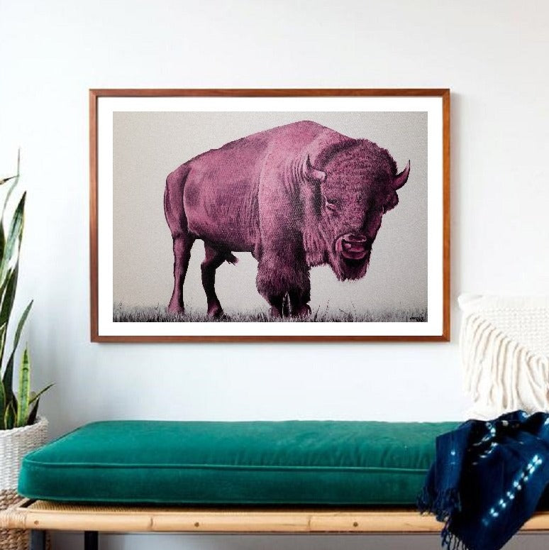 Pink Buffalo Print! – David Art Grizzle