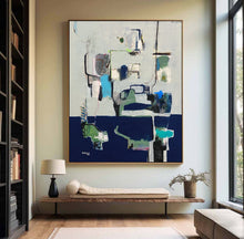 Load image into Gallery viewer, &quot;Blue Green &quot; 6ft by 4ft. Original Painting
