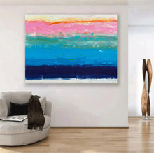 Load image into Gallery viewer, &quot;Tulum from the Water&quot;  5ft by 4ft Original Painting
