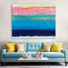 Load image into Gallery viewer, &quot;Tulum from the Water&quot;  5ft by 4ft Original Painting
